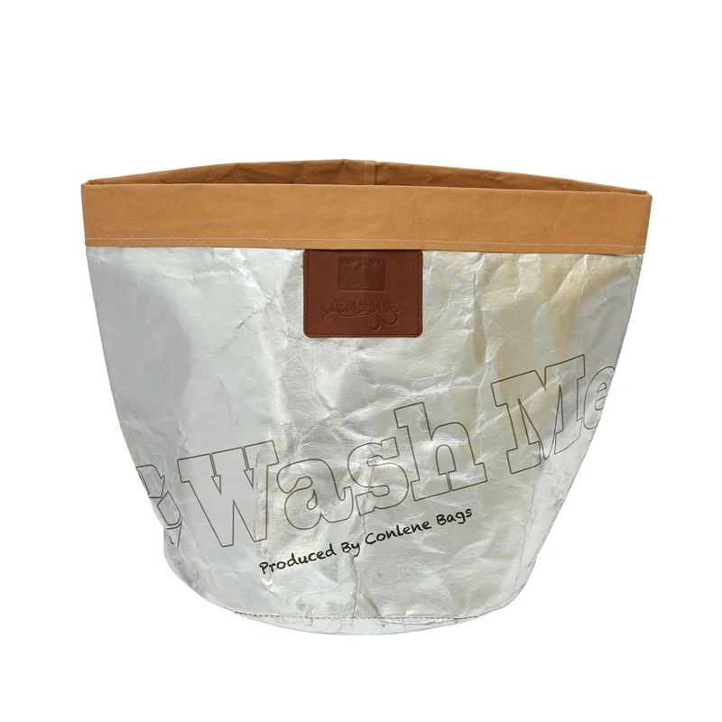 DuPont Tyvek Washable Kraft Paper Bucket Bag Food Storage Paper Bag