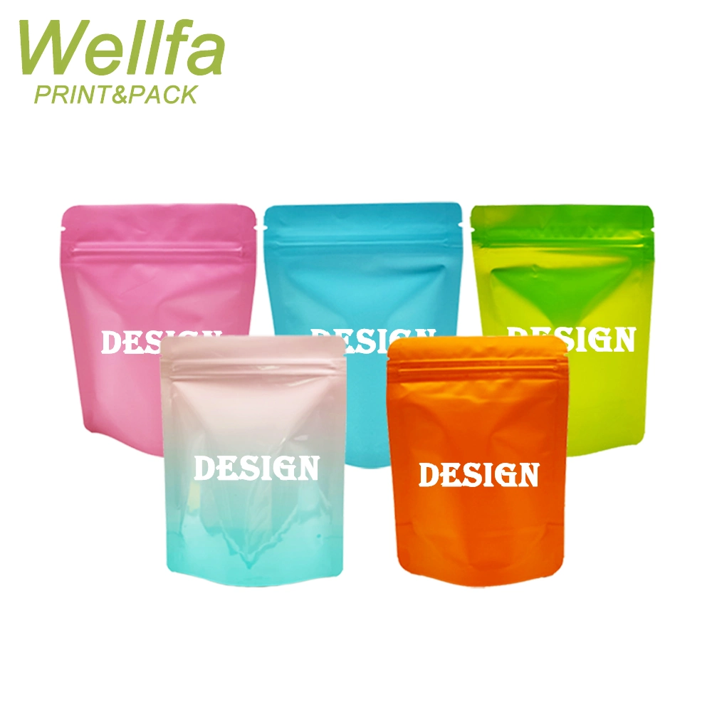 Custom Printed Reusable Plastic Heat Seal Mini Ziplock Baggies Stand up Pouch 3.5g Resealable Smell Proof Mylar Bags